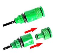 Fdit Equipo de Riego por Goteo de Enfriamiento Automático Manguera Rociador de Riego Boquilla de Jardín Patio Socialme-EU(15M)