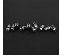 Fdit Er16 Chuck Set con Plumas de Acero de Alta Velocidad Rentables, Accesorios Industriales de 10 PCS