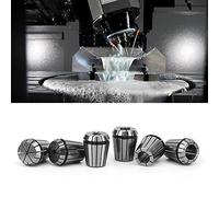 Fdit ER32 CNC Chuck Set - 6pcs Chuck Spring Preciso Spring Set para Acero de Alta Velocidad con Estado de Servicio Largo Estado de Servicio