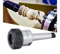 Fdit Er40um Carbon Steel MTA3 Morse Taper Collet Collet Chuck Supporter para la Máquina de Banca de Torno 3-26 Mm, Soporte de Chuck de Coleta ER40 Duradero para Máquinas de Fresadoras, Ideal para