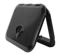 Fdit Escotilla de la Cubierta Marina, Cubierta de Escotilla Impermeable de Goma ABS 10-5/8x14-3/4 Pulgadas con Superficie Antideslizante para la Cubierta de Bote de Yates para Llevar (Black)