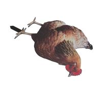 Fdit Estaca Acrílica para Pollo, Diseño Tridimensional Estable, Enchufe de Puesta a Tierra Decorativo para Césped, Adecuado para Uso en Jardín Al Aire Libre (YKLU090A)