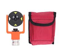 Fdit Estación Total Mini Prism System System Kit de Cobre de Alto Rendimiento Reflector con Soporte de Gancho S, Mini Prisma Portátil Transparente y Preciso, Detección de Ferrocarril U