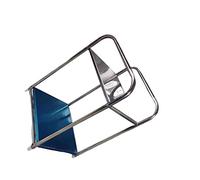Fdit Estante de Almacenamiento de Acero Inoxidable, Estante Lateral Resistente, Mesa Auxiliar de Varios Niveles con Tableros Grandes Reforzados para Baño Dormitorio (Tres Capas (Tres Tableros))