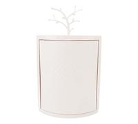 Fdit Estante de Almacenamiento de Esquina para Encimera para Baño, Cocina, Gabinete de PP Giratorio 360°, Soporte Organizador para Ahorrar Espacio, Diseño a Prueba de Polvo, Alta Capacidad de Carga