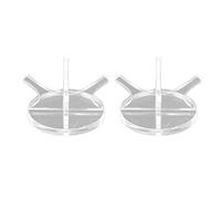 Fdit Estante para Pelotas de Golf Soporte de Exhibición para Pelotas de Golf Soporte para de con Bordes Lisos de Alta Estabilidad Material Acrílico para (Paquete de 2 Transparentes.)