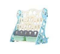 Fdit Estantería para Niños, Lindo Soporte para Libros de Plástico con Animales de Dibujos Animados con Gabinete de Almacenamiento para Habitación de Niños, Organizador de Juguetes y (1390.00)