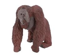 Fdit Estatuilla de Orangután, Modelo de Animal Salvaje Realista, Juguete Educativo de Plástico PVC para Decoración de Oficina para Niños