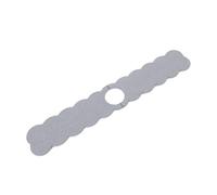 Fdit Estera de Grifo, Soporte de Fregadero Absorbente de Secado Rápido Bandeja de Fregadero de Diatomita con Almohadillas para el Pie de Silicona para el Mostrador de Baño de Cocina (gris oscuro)