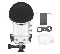 Fdit Estuche de Buceo para Cámara, IPX8 50m Carcasa Impermeable con Vidrio Templado para One X3 Carcasa Protectora Subacuática para Buceo Surf Snorkeling