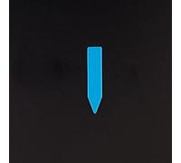 Fdit Etiquetas de Plástico de Primera Calidad para Plantas, Etiquetas de Semillas Fáciles de Escribir para Hierbas y Verduras, Puntiagudas de 100 Piezas (5x1cm Azul)