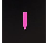 Fdit Etiquetas de Plástico de Primera Calidad para Plantas, Etiquetas de Semillas Fáciles de Escribir para Hierbas y Verduras, Puntiagudas de 100 Piezas (5x1cm Rosa)