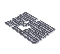 Fdit Etiquetas para Cajas de Herramientas Impresas en 3D, 12 Unidades, Etiquetas Magnéticas Eficientes para Organizar Cajones y Armarios de Herramientas en Talleres (BLACK)