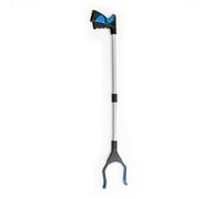 Fdit Extensor de Agarre Plegable Recogedor Liviano y Fácil de Usar para Actividades de Limpieza Al Aire Libre - Material de Aleación de Aluminio - Color Negro Azul