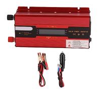 Fdit FDIT 1000W Inverter de Energía Portátil de 12V DC a 220V CA con Pantalla LCD, para Viajes Internacionales para el Solar Solar de Aluminio. (12V a 220V/LCD)