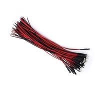 Fdit Fdit 50 Uds DC 9-12V 3 5 10mm Blanco Rojo Azul Verde Luces LED Lente Transparente de Agua Brillante para Manualidades (10mm) (3mm)