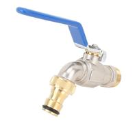 Fdit Fdit Grifo de Latón con Válvula de Bola, Grifo de Latón de Flujo Rápido con Construcción de Macizo y Control Preciso, para Baño, Cocina, Lavadero (1/2 pulgada) (1/2 pulgada)