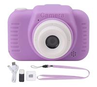 Fdit FDIT Kids Camera 1080p HD con Tarjeta de 32 GB, Selfie de Doble Lente, Regalos de Cumpleaños de Navidad para Niños de 3 a 12 Años (Purple)