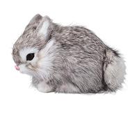 Fdit Figura Peluda, Hermoso Modelo para Descubrimientos Sensoriales para Niños, Accesorio Decorativo para Escaparate en Casa y en el Hogar, Navidad Delicada - Juguete de Plástico/10 X 7 Cm (#12)