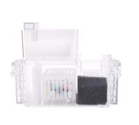 Fdit Filtro Externo para Acuarios Colgantes de 3 W, Caja de Filtro en Cascada con Potente Circulación de Agua, Capa de Filtración Progresiva para Oxigenación de Peceras (Enchufe de la UE 220V)