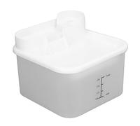 Fdit Fuente de Agua para Gatos, Dispensador de Agua Automático Silencioso y Saludable para Perros y Cachorros, Material ABS para Gatos, Perros, Tanque de Visible