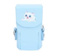 Fdit Funda de Cuero para Cámara, Cierre Magnético, Funda Protectora para Fotógrafos en Movimiento (Blue)