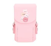 Fdit Funda de Cuero para Cámara, Cierre Magnético, Funda Protectora para Fotógrafos en Movimiento (Pink)