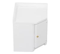 Fdit Gabinete de Esquina para Casa de Muñecas, Mini Gabinete de Cocina de Madera de Abedul de Simulación Exquisita, para Decoración de Sala de Estar y Cocina