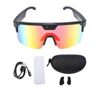 Fdit Gafas Inteligentes AI, Cámara sin Vibración de 8 MP, Reconocimiento de Imagen WiFi, Gafas de Traducción Inalámbricas Bluetooth para Llamadas de Grabación de Vídeo