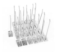 Fdit Ganchos para Panel Lamas,Ganchos para colgar paneles de pared (25 unidades, 15 cm)