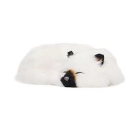 Fdit Gato Durmiente de Felpa de Simulación Vívida, Peluche Realista y Esponjoso para Decoración del Hogar, Juguete Suave para Sala de Estar, Estudio y Dormitorio