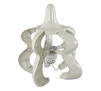 Fdit Generador Eólico Vertical, Turbina de Viento de 5 Palas 12V 24V con | Aspas Reforzadas con Nylon, Controlador IP67, Arranque Silencioso 360° y Uso Híbrido Aislado