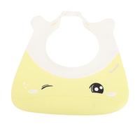 Fdit Gorro de Baño para bebé, Bonito Gorro de Ducha para Niños, Ligero, Protector para los Ojos y los Oídos, Lavado de Pelo para Niños Pequeños para Uso en Movimiento (YELLOW)