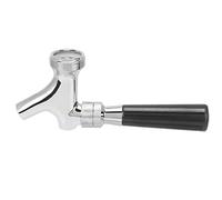 Fdit Grifo de Cerveza de Acero Inoxidable de Latón, Grifo de Cerveza Duradero Pulido para Barril con Sellos de Goma de Grado Alimenticio, Fácil de Usar y Limpiar para Líneas de