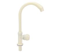 Fdit Grifo de Cocina de Plástico G1/2", Grifo Giratorio de una Sola Manija con Conexión Rápida, para Uso doméstico.