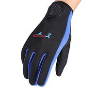 Fdit Guantes de Buceo de 3 Colores Comfort Neopreno Surf Kayak Guantes para Deportes Acuáticos - Negro Amarillo S (#2)