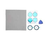Fdit Guardias de Lente Dual para X3, Caja de Cubierta de Lente Protectora de PC con una Instalación Adhesiva Anti-Scratch de Alta Transmitancia Al 99.5% para la Cámara Panorámica