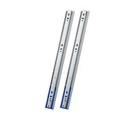 Fdit Guías para Cajones de 12 Pulgadas Guías para Cajones de Montaje Inferior con Rodamiento de Bolas de Cierre Suave y Resistente con Doble Anticaída para Armario de Gabinete de