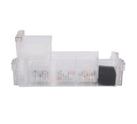 Fdit Hang on Aquarium Filtro de Cascada de Filtración Colgante Externo con Limpieza Progresiva de 3 Etapas para Pecera de Agua Cristalina (Enchufe Europeo 220V 220V)