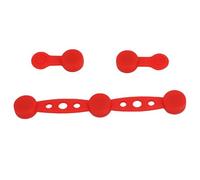 Fdit Hebillas de Silicona para Freidora, Clips de Silicona Resistentes a Altas Temperaturas con Agarre Antideslizante Seguro para Freidora que Sostiene Revestimientos para Hornear (rojo)