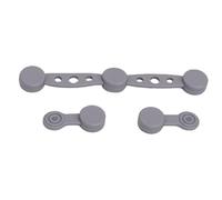 Fdit Hebillas de Silicona para Freidora, Clips de Silicona Resistentes a Altas Temperaturas con Agarre Antideslizante Seguro para Freidora que Sostiene Revestimientos para Hornear (GRAY)