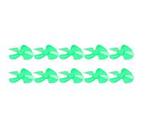 Fdit Hélice de Hoja de de 40 -mm -4 para un Automóvil de Juguete, Accesorios de Reemplazo de 10 Piezas para Modelos de Control Remoto (Green)