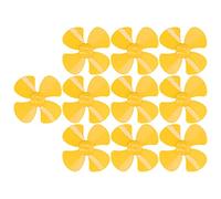 Fdit Hélice de Hoja de de 40 -mm -4 para un Automóvil de Juguete, Accesorios de Reemplazo de 10 Piezas para Modelos de Control Remoto (Yellow)