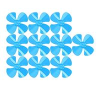 Fdit Hélice de Hoja de de 40 -mm -4 para un Automóvil de Juguete, Accesorios de Reemplazo de 10 Piezas para Modelos de Control Remoto (Blue)