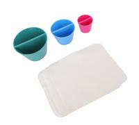 Fdit Herramienta de Cerámica de Cono de Borde de 3pcs, Fijador de Cerámica de Cerámica Fijador 3 Tamaños con Tela de Gamuza de 10 Piezas para Dar Forma Al Brillo Detallando las