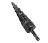 Fdit Herramienta de Estampado de Cobre 6 en 1, Expansor de Tubo Duradero y Resistente para Reparación de Aire Acondicionado y Refrigerador, Acero Al Carbono (BLACK)