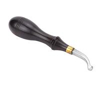 Fdit Herramienta de Prensado de Bordes para Manualidades de Cuero, Herramienta de Prensado de Bordes, Acero Inoxidable 304 con Cómodo para Artesanía en Cuero, Bricolaje, 4 (acero inoxidable 304 2)