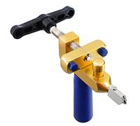 Fdit Herramienta Manual de Cortador de Vidrio, Abridor Manual de Baldosas Máquina de Corte de Cerámica Integrada Multifuncional Oro para Azulejos de Cerámica de Vidrio Azulejos de