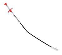 Fdit Herramienta para Quitar el Pelo de Tuberías, Cepillo de Serpiente de Drenaje, Limpiador de Fregadero Flexible de 62 Cm de Largo con Gancho de Acero Inoxidable Resistente para