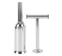 Fdit Herramienta para rellenar embudo para rellenar la carne, relleno para tubos para rellenar salchichas de acero inoxidable 304, herramienta para rellenar salchichas de (L 23,6 x 13 x 2,8 pulgadas)